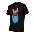 Pocket Frenchie Bulldog Dog Animal Kids Gift French Bulldog  Vintage-inspired T-Shirt