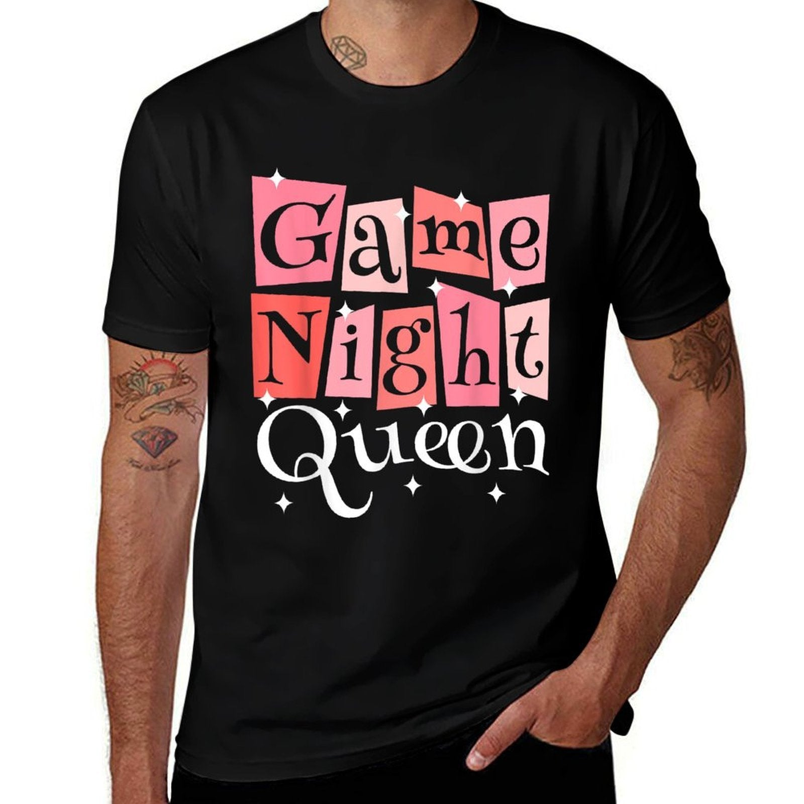 Girl Game Night Daughter Family Board Game Night  Stretchy T-Shirt