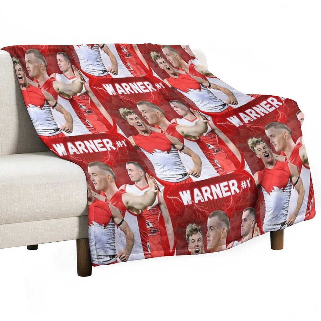 Chad Warner Sydney Swans AFL Football Player Wrinkle-free Throw Blanket