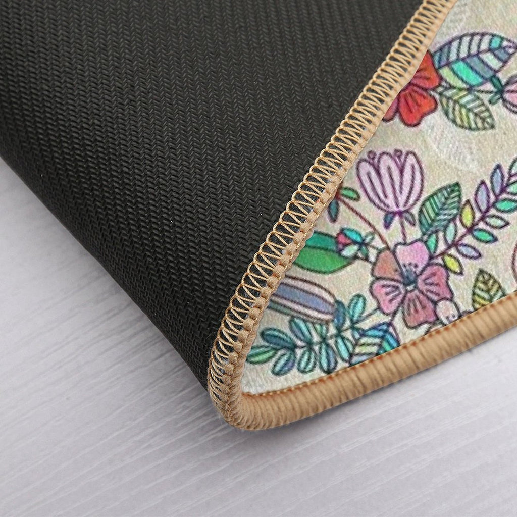 Whimsical Summer Flight  Slip-Resistant Bath Mat