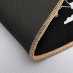 Cat Riding Grim Reaper  Anti-Trip Bath Mat