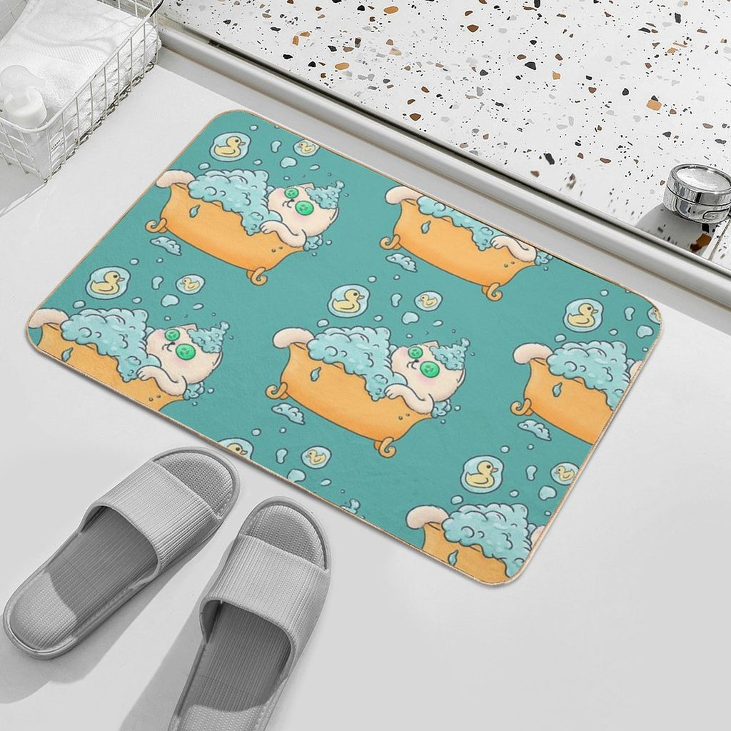Bubble Bath SPA Cat  Easy Maintenance Bath Mat