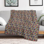 Abstract And Colourful Geometric Shapes Lightweight Throw Blanket