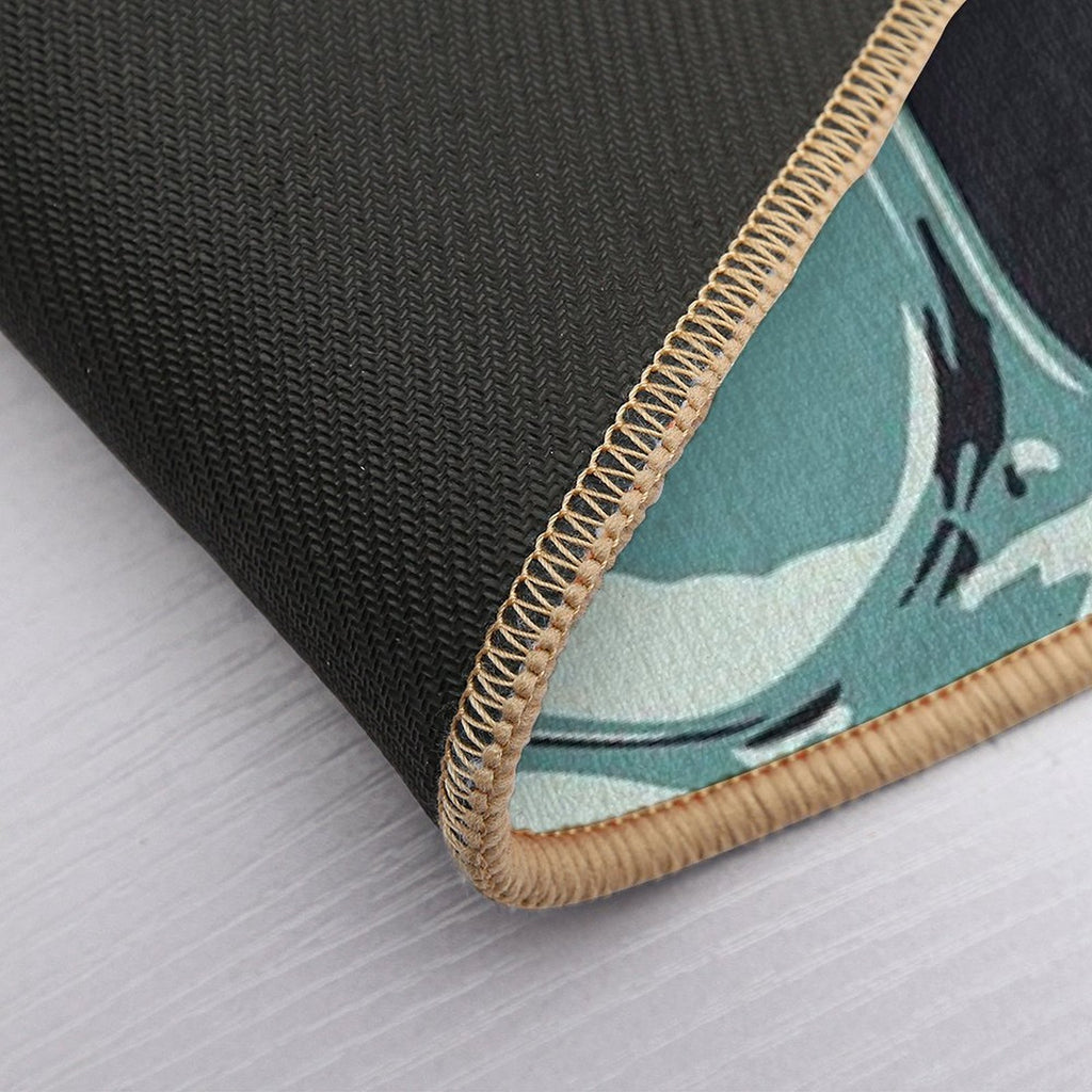 Blue Bubbles  Non-Slip Bath Mat