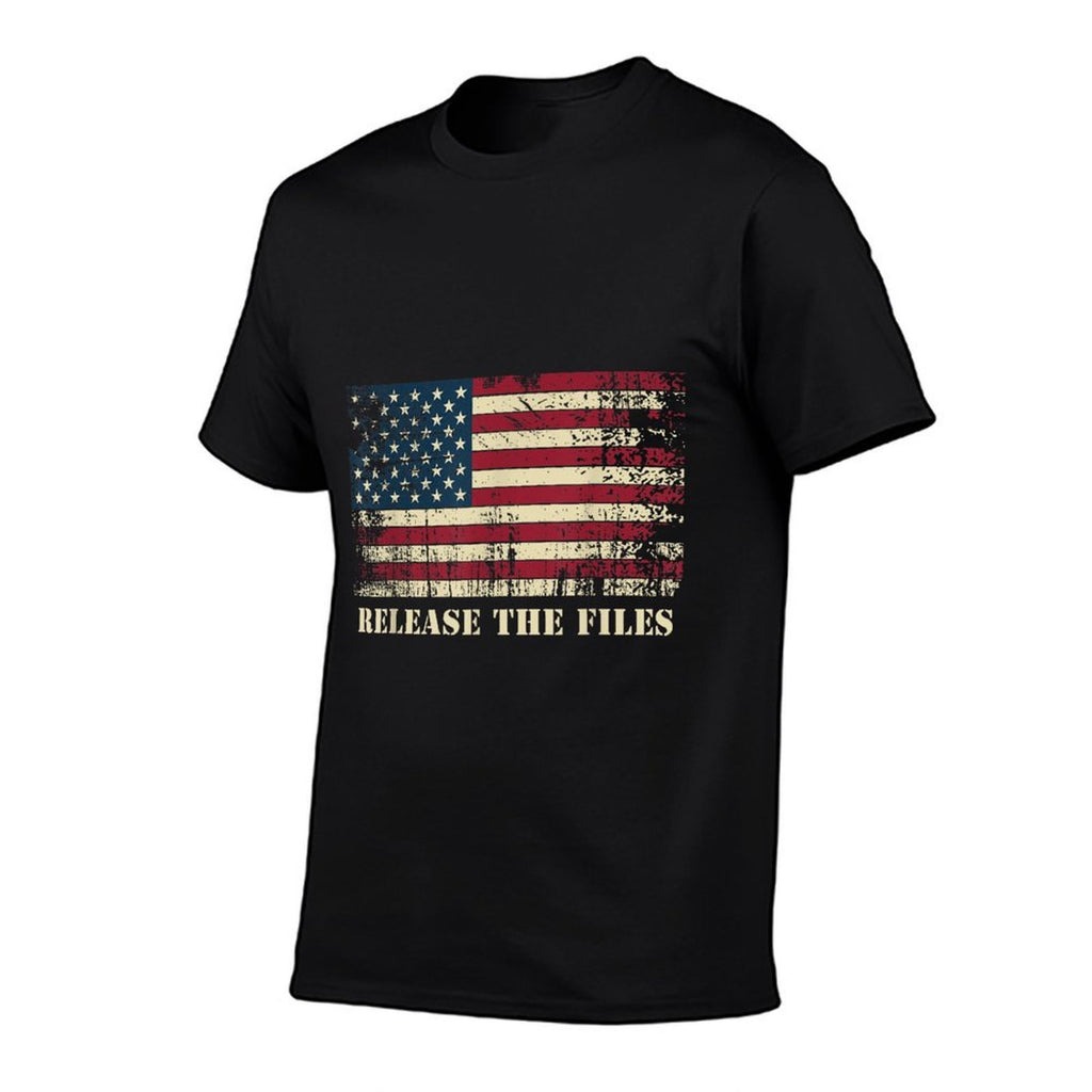 Retro RELEASE THE FILES US Trumpf Protest Meme  Versatile T-Shirt