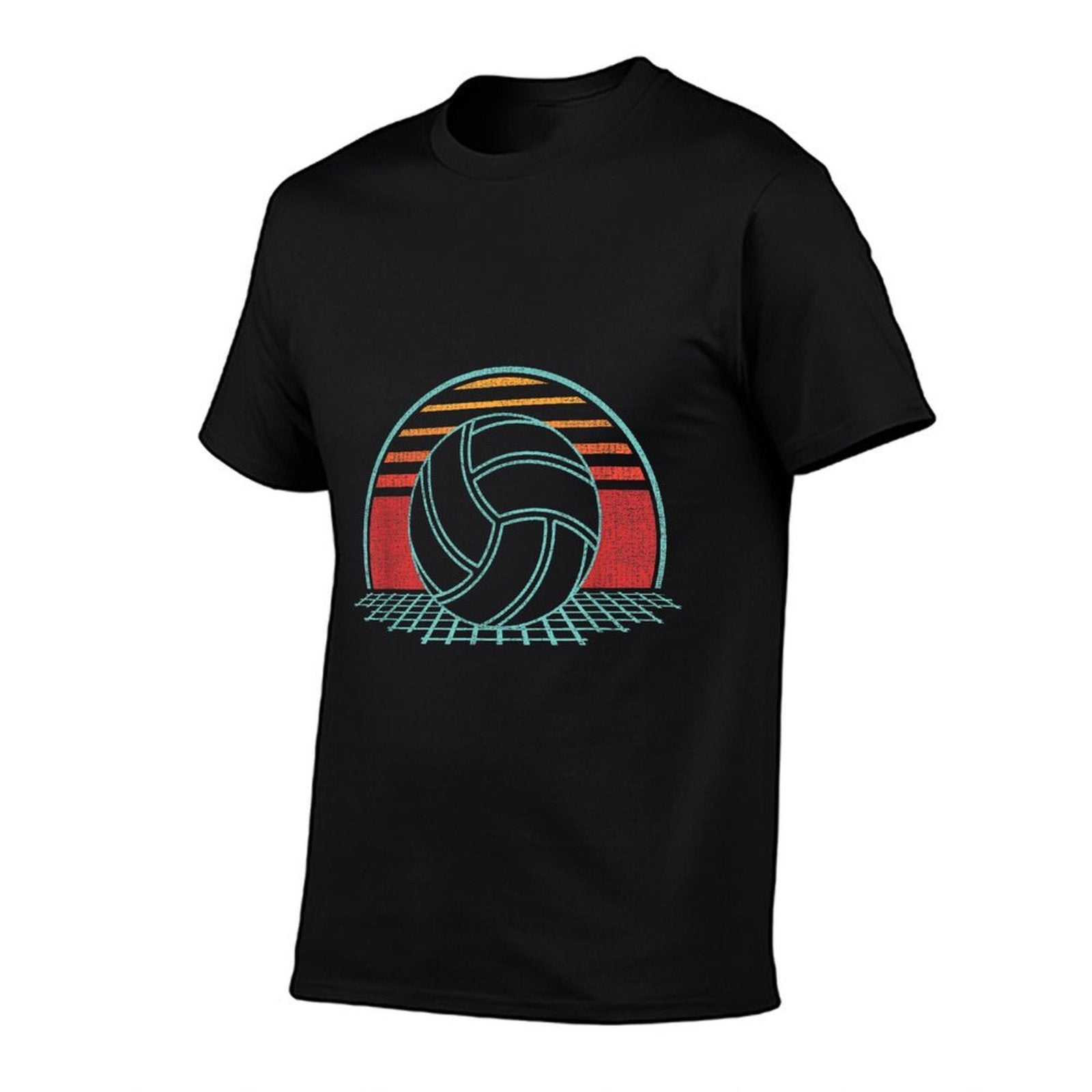 Volleyball Lover Retro Vintage 80s Style Player  Durable T-Shirt