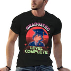 Graduation Shirts 2025 Anime Lover High School College  Fade-proof Color T-Shirt