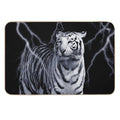 WHITE TIGER OF THE WEST  Fade-Resistant Bath Mat
