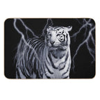 WHITE TIGER OF THE WEST  Fade-Resistant Bath Mat
