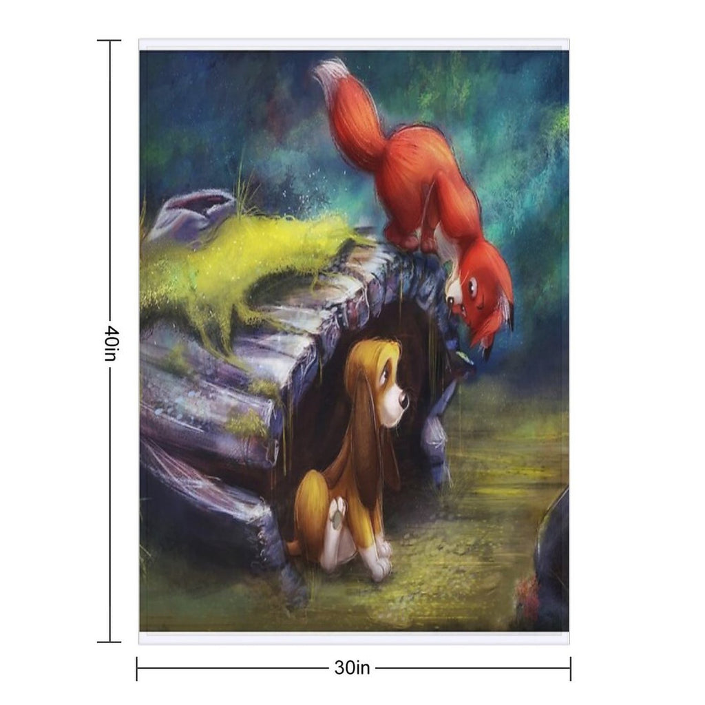 When You're The Best of Friends Plush Throw Blanket