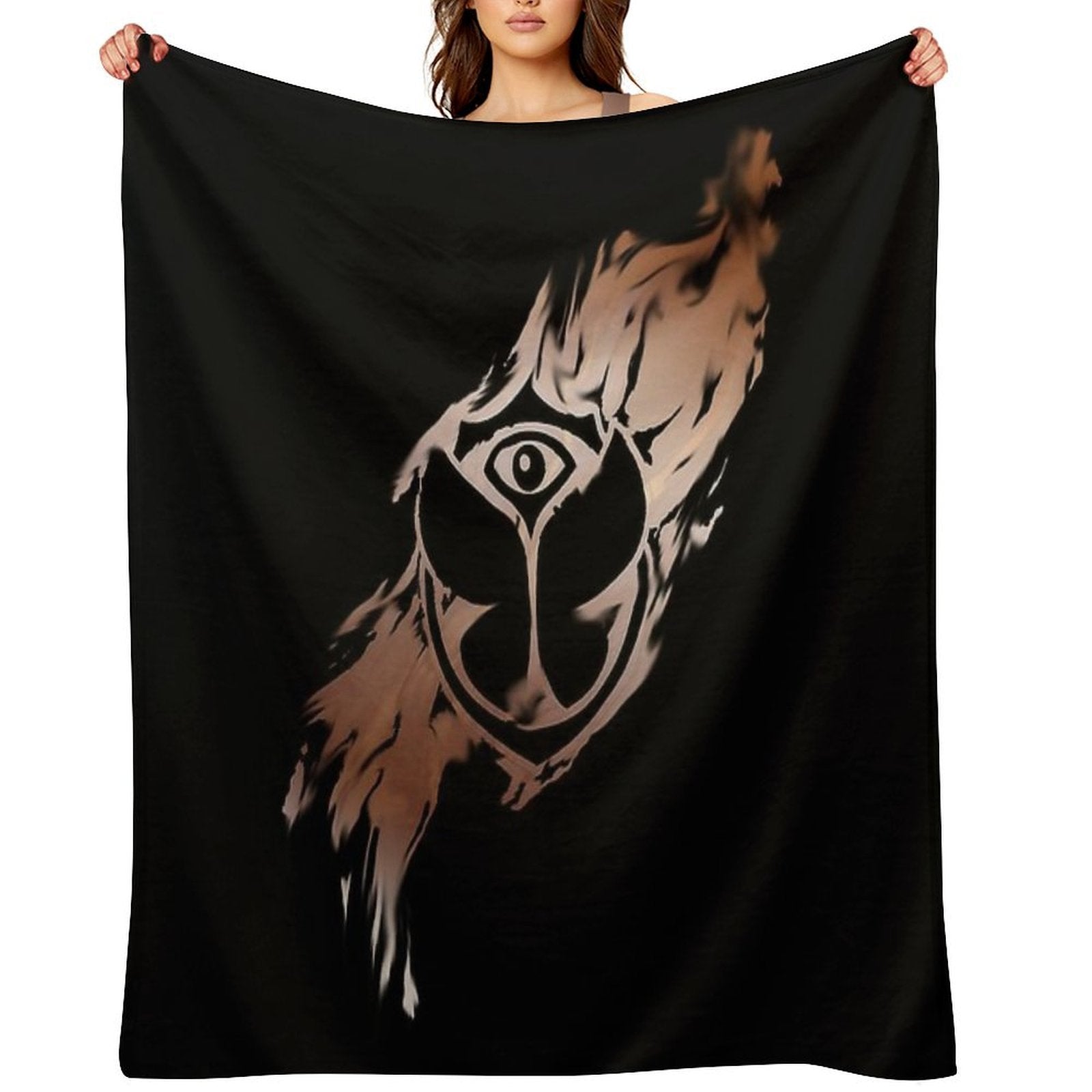 Tomorrow 2023-24  Festival Brown Anti-pilling Throw Blanket