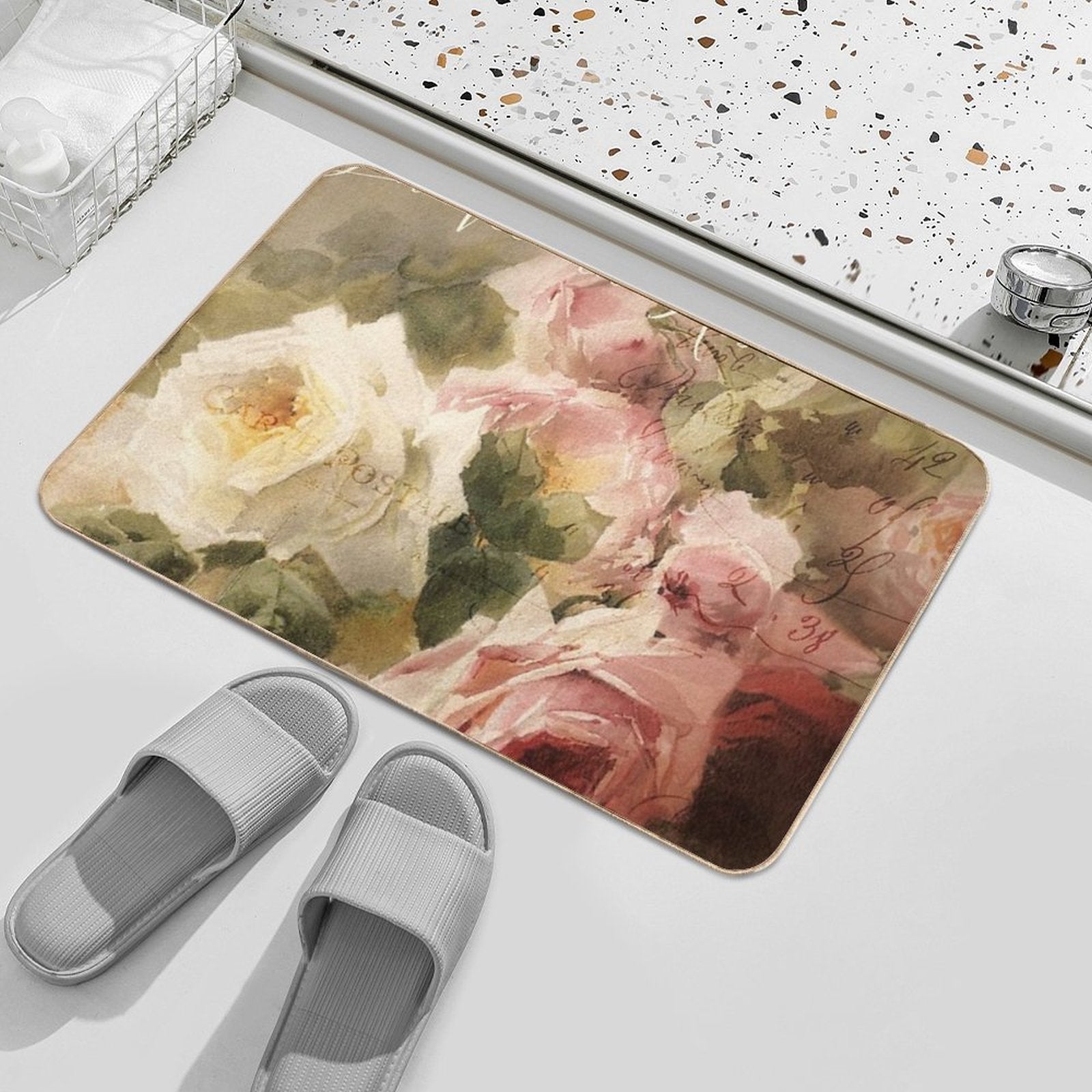 La Vie En Rose  Absorbent Bath Mat