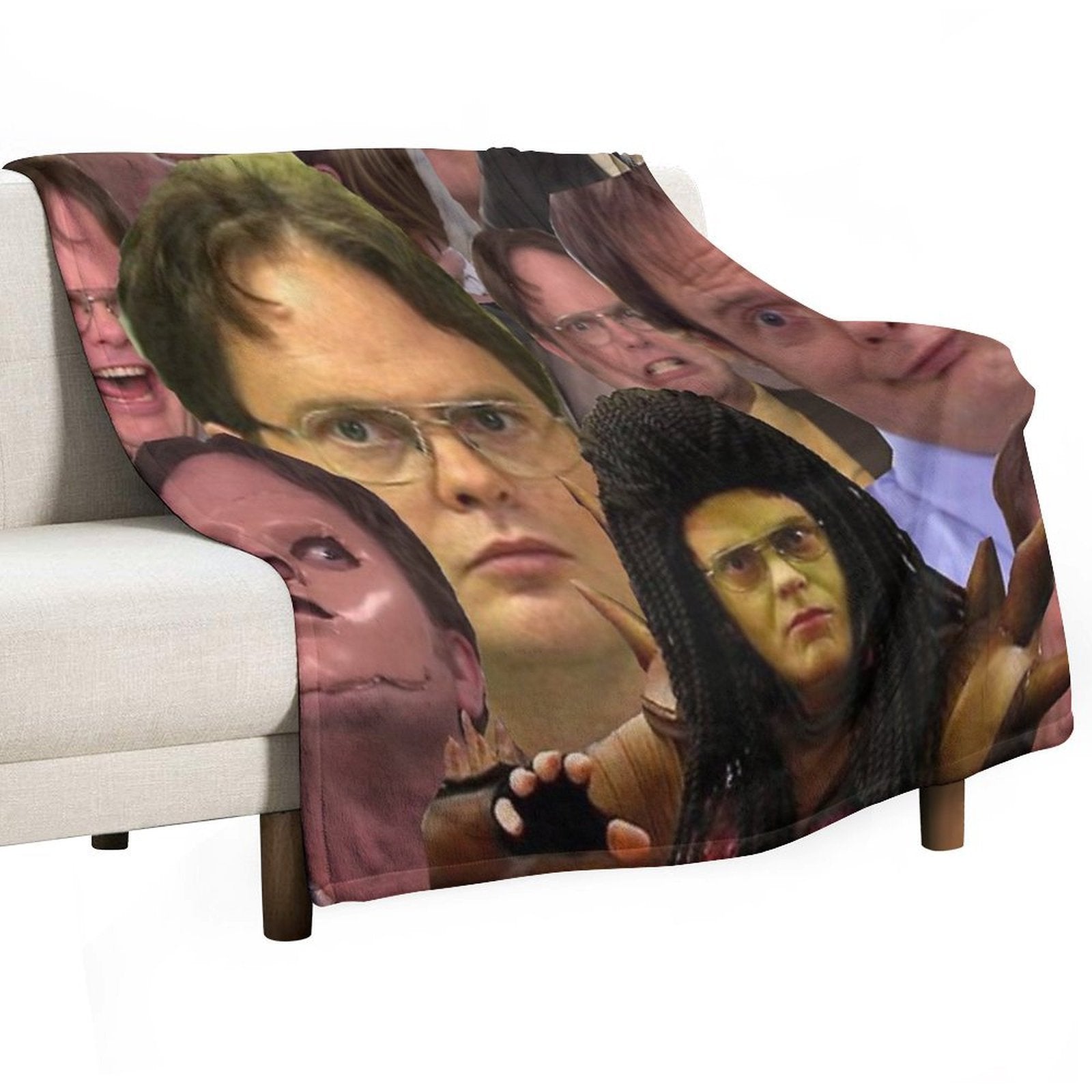 Dwight K. Schrute Travel-friendly Throw Blanket