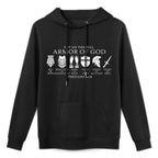 Put on The Full Armor of God Christian, Catholic, Religious Cotton-Polyester Blend Hoodie