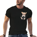 Funny Chihuahua in Your Pocket for Chihuahuas Lovers  Slim-fit Cut T-Shirt