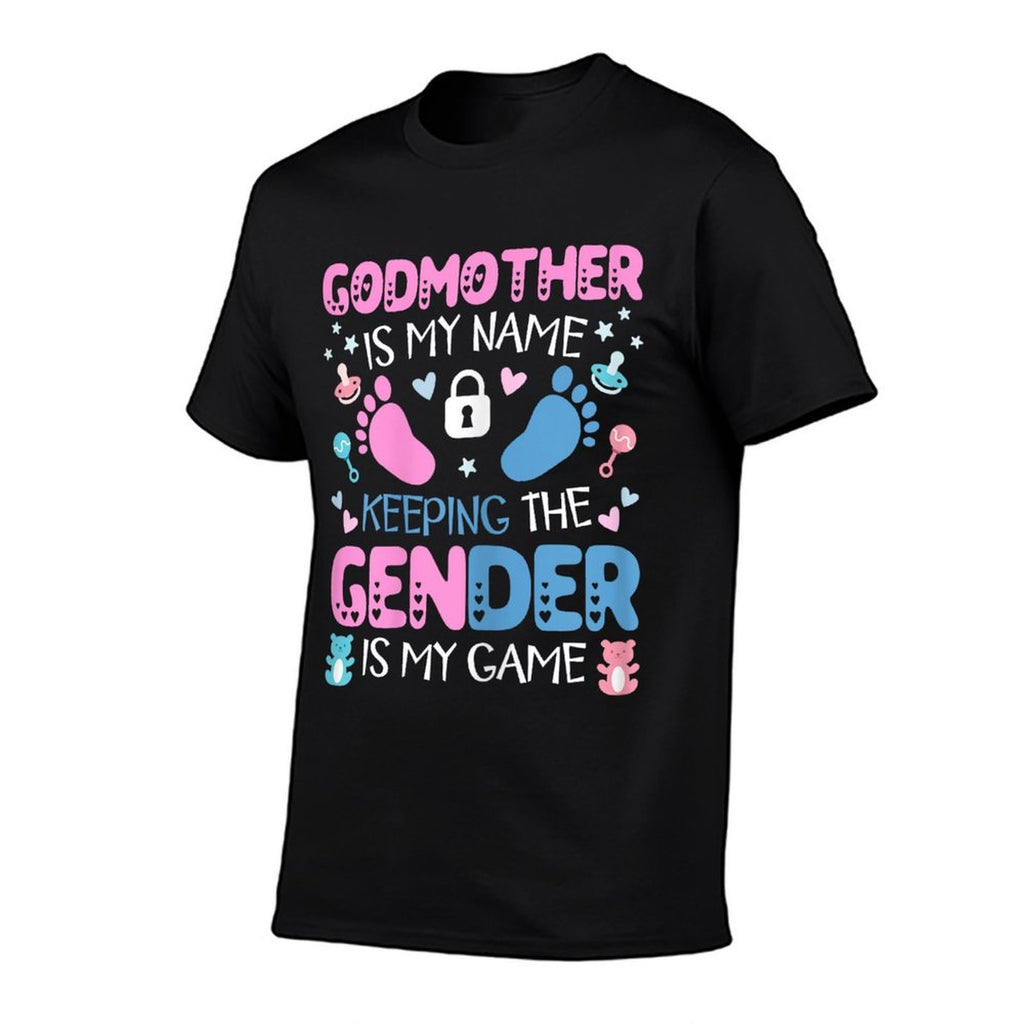 Godmother Gender Keeper Of The Gender Reveal Cute Godmother  Soft T-Shirt