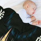 90s Anime Black Widow All-season Throw Blanket