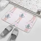 Backwards Pants  Repositionable Bath Mat