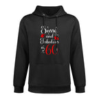 Sassy And Fabulous at 60 - Lips 60th Birthday Casual Wear Hoodie