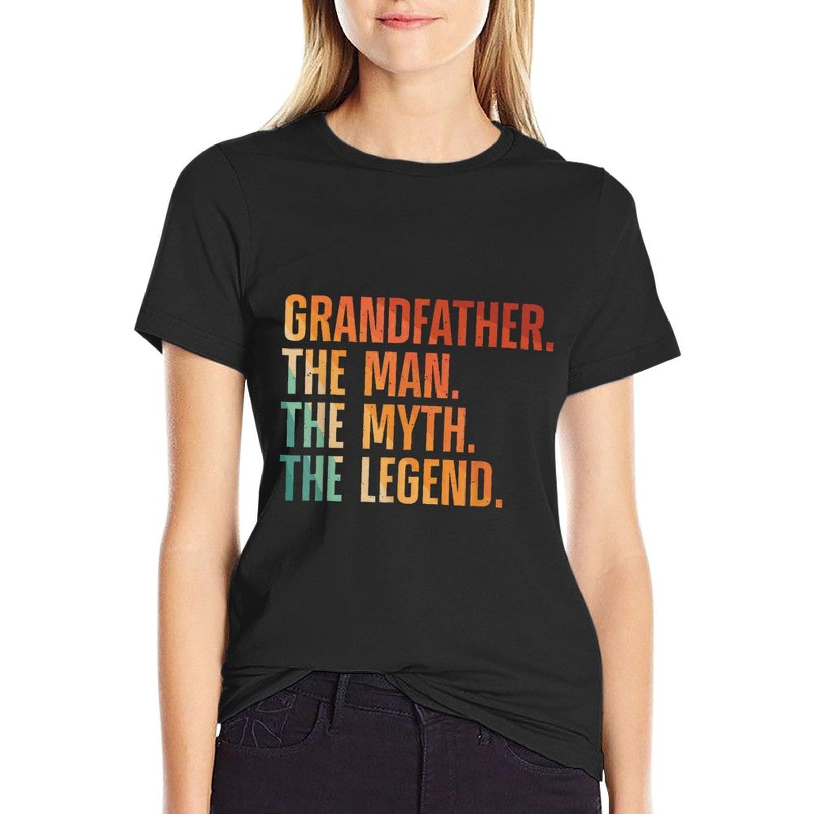 Funny Grandfather Art For Grandpa From Grandkids Grandfather  Odor-resistant T-Shirt