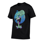 Mademark X SpongeBob SquarePants - Squidwards Playing Clarry The Clarinet  Oversized Silhouette T-Shirt