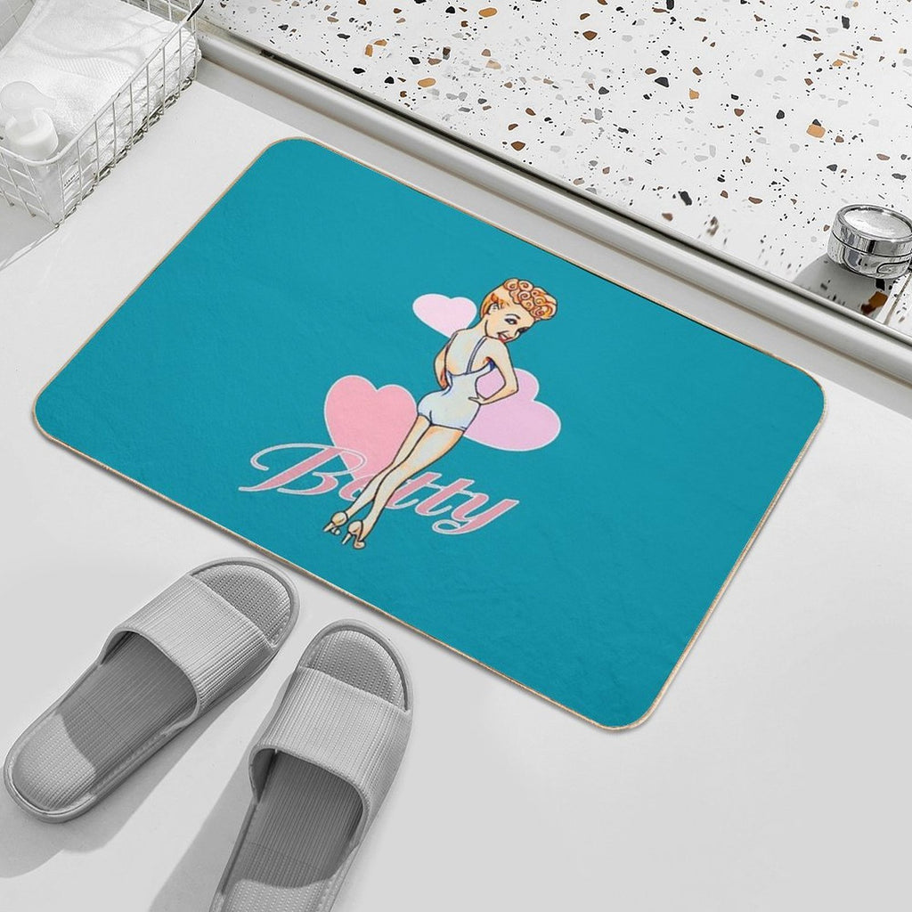 Betty Grable  Long-Lasting Bath Mat