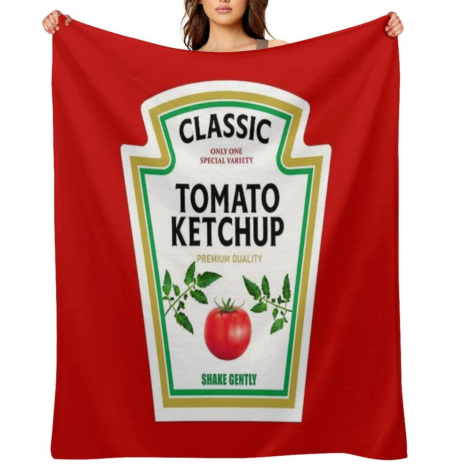 Ketchup Halloween 2023 Costume Family Group Matching Couple Mustard Mayo Gift-ready Throw Blanket