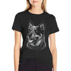 Australian Cattle Dog Blue Heeler Art For Women And Men  Graphic-printed T-Shirt