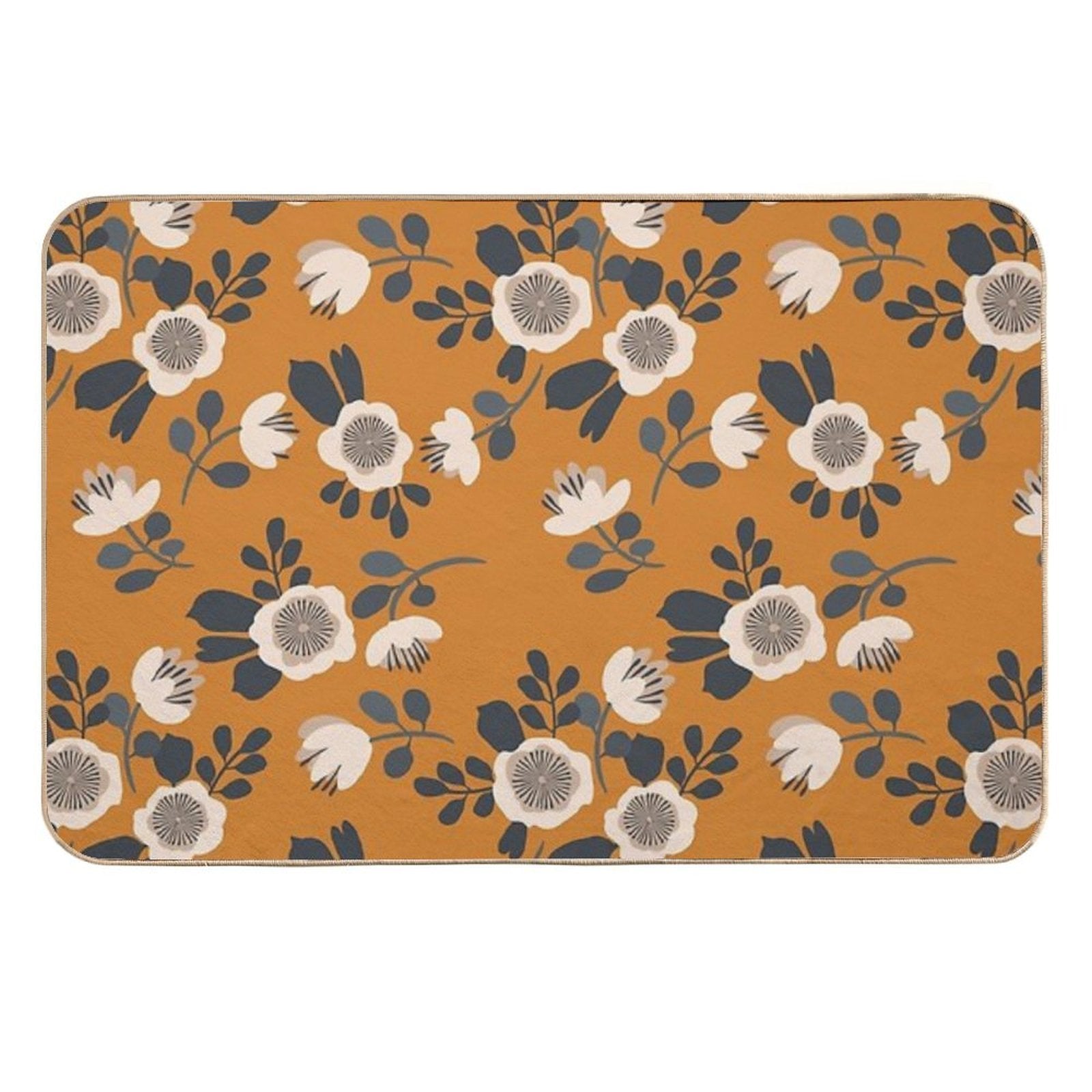 Vintage Roses  Versatile Bath Mat