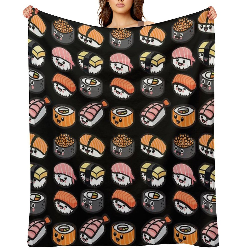 Sushi Family! Gift-ready Throw Blanket