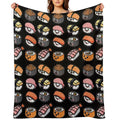 Sushi Family! Gift-ready Throw Blanket