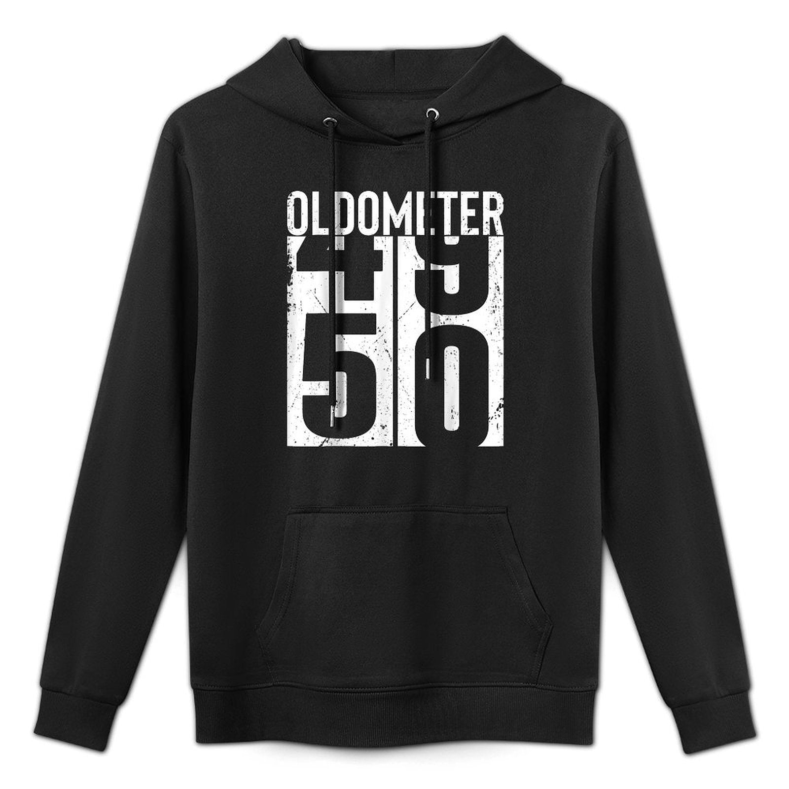Funny 50 Years Old 50th Birthday Odometer Oldometer Gift Men Easy Care Hoodie