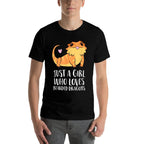 Just A Girl Who Loves Bearded Dragons Lizard Reptile  Rolled Sleeves T-Shirt