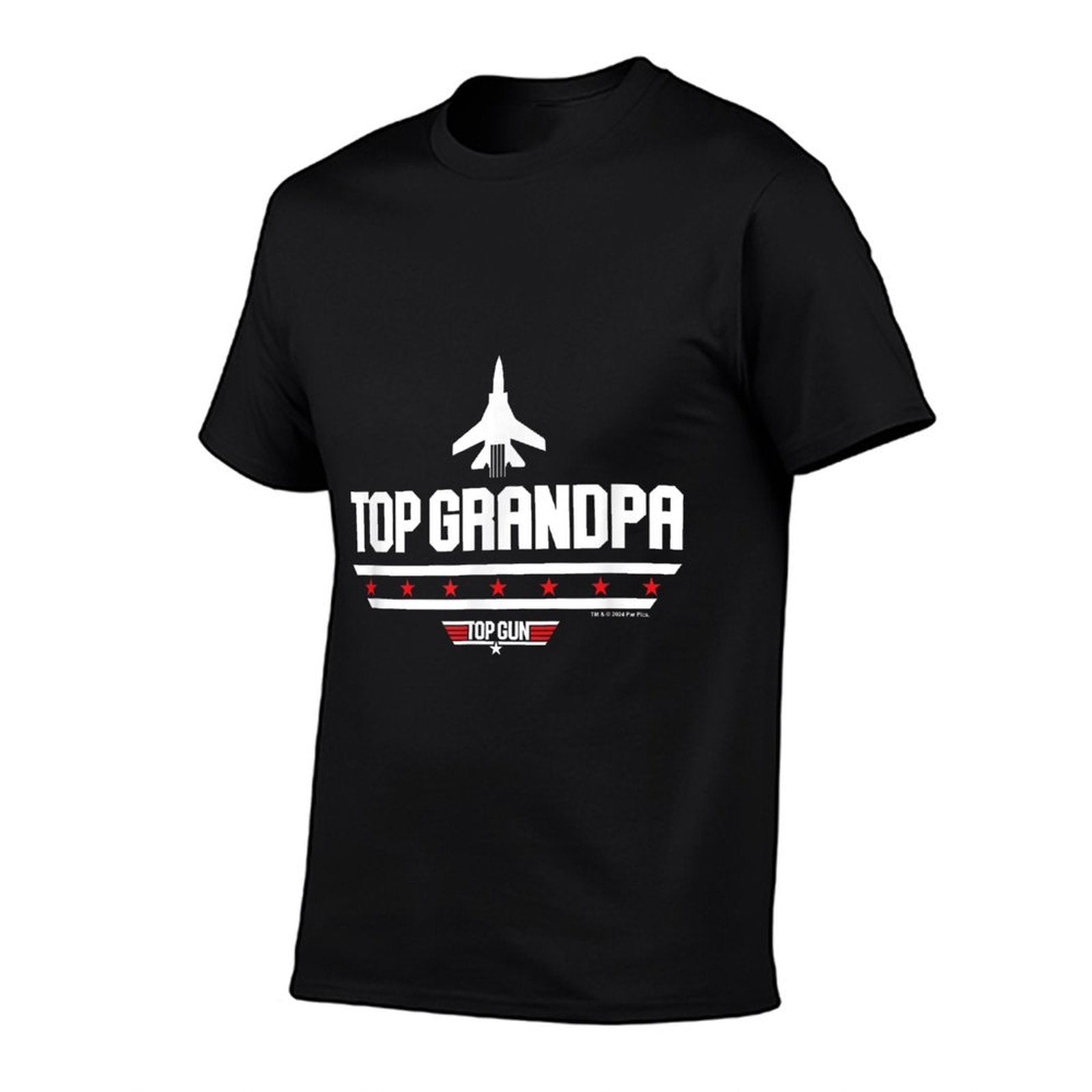 Top Gun Fathers Day Top Grandpa  Trendy Pattern T-Shirt