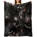 Tasmanian Devils Quick-dry Throw Blanket