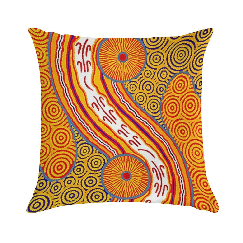Australian Aboriginal Art Soft Home Decor Throw Pillow
