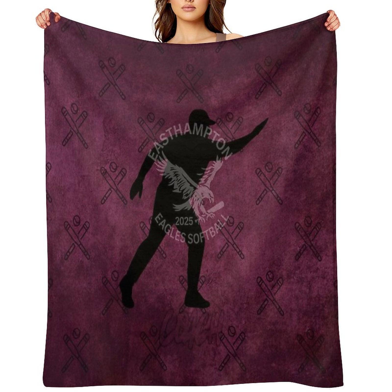 2025 Softball Senior Gifts - The Jr Varsity Asst Coach Machine-washable Throw Blanket