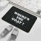 Where's The Goat  High-Traffic Bath Mat