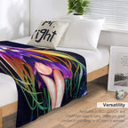 Shiro No Game No Life Drawing For Otaku Wrinkle-free Throw Blanket