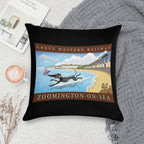 Greyt Western Zoomington-on-sea Soft Gift Ready Throw Pillow