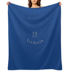 Suny Fredonia Smiley Wrinkle-free Throw Blanket