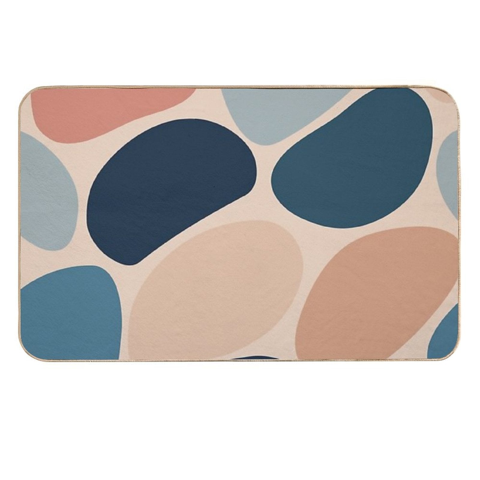 Spots Abstract Pattern  Dirt-Trapping Bath Mat