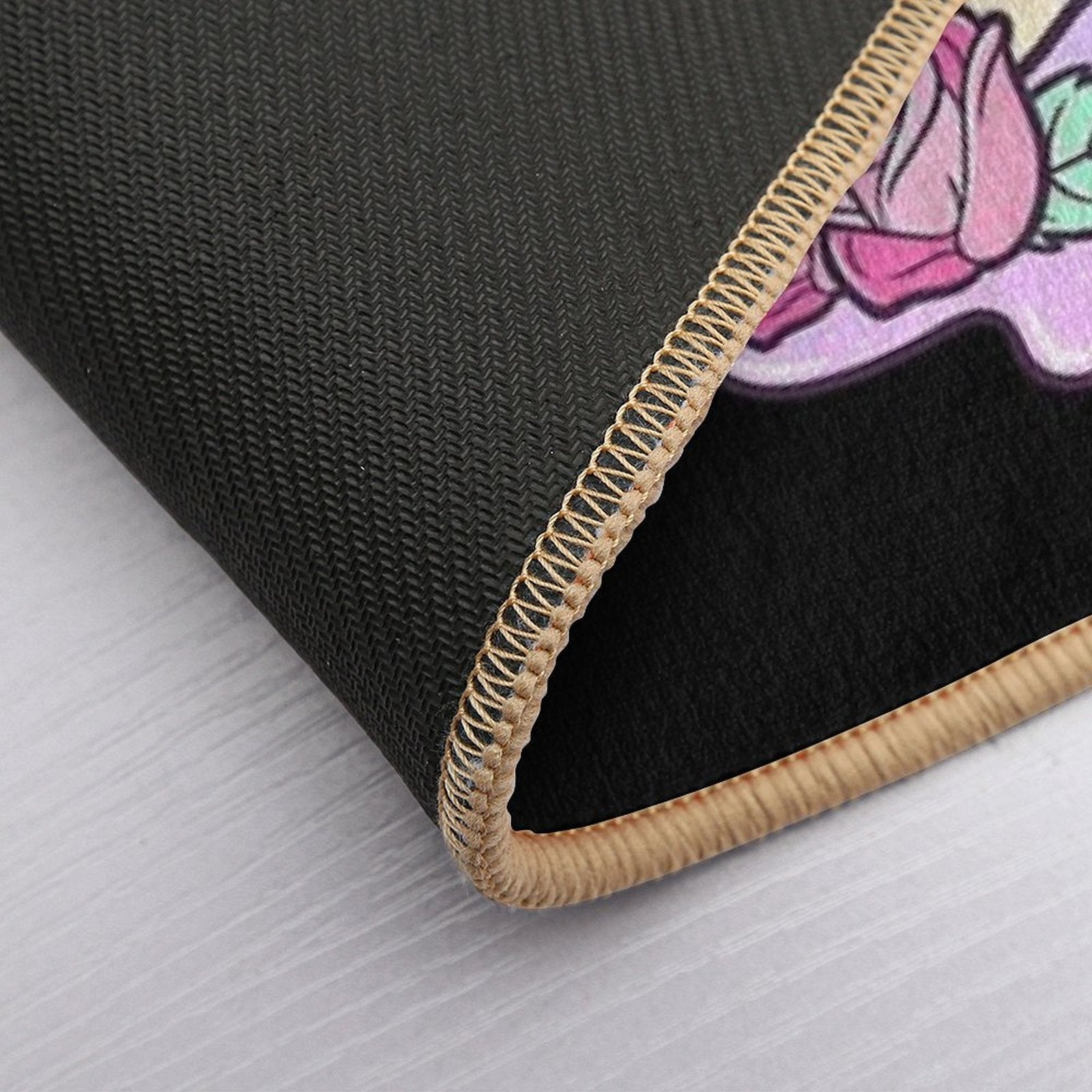 Kawaii Pastel Goth Cute Creepy Occult Skull  Absorbent Bath Mat