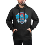 Mens Paw Patrol Father's Day Dad Patrol Premium Machine Washable Hoodie