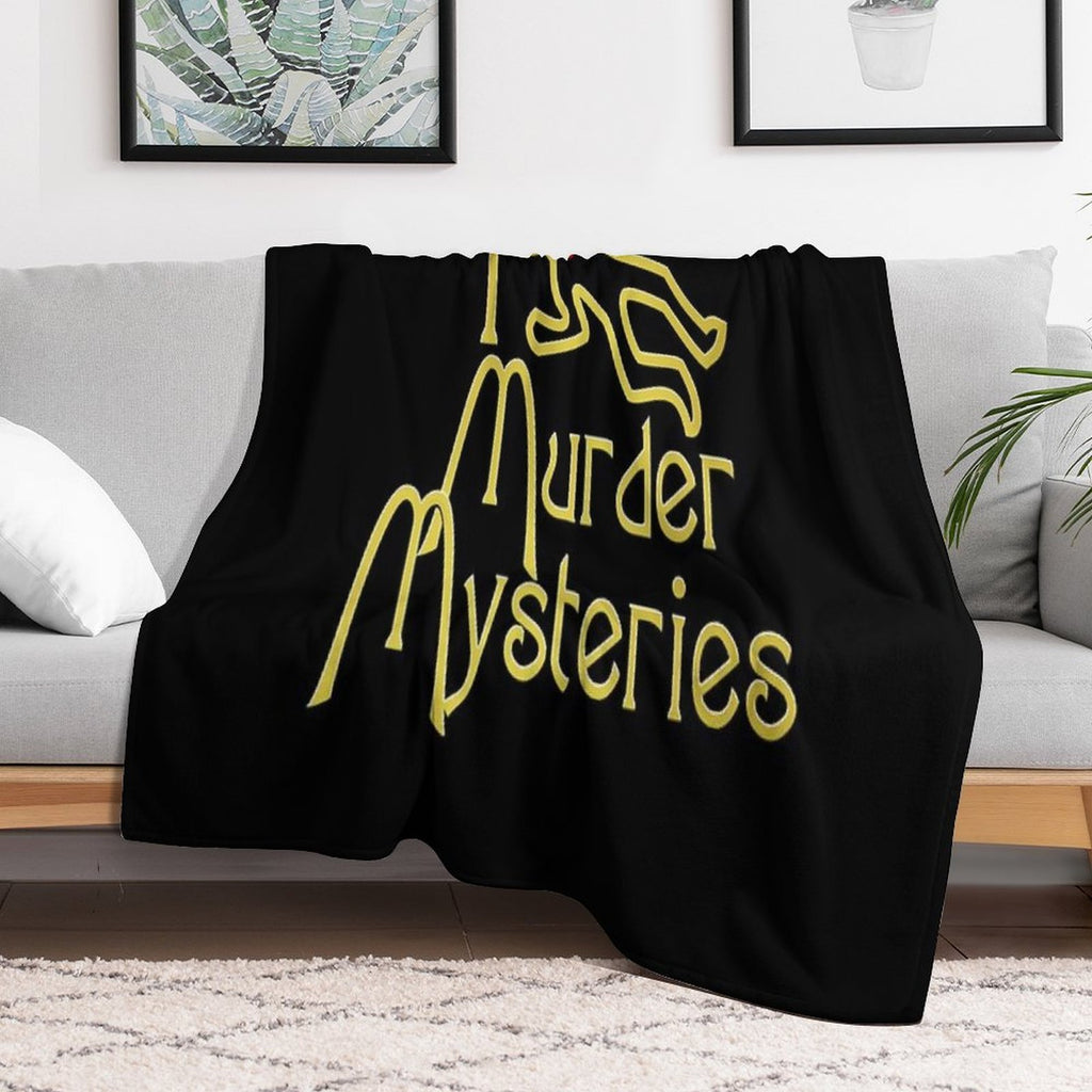 I Love Murder Mysteries Compact Throw Blanket