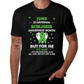 June Is Scoliosis Awareness Month  Cotton T-Shirt