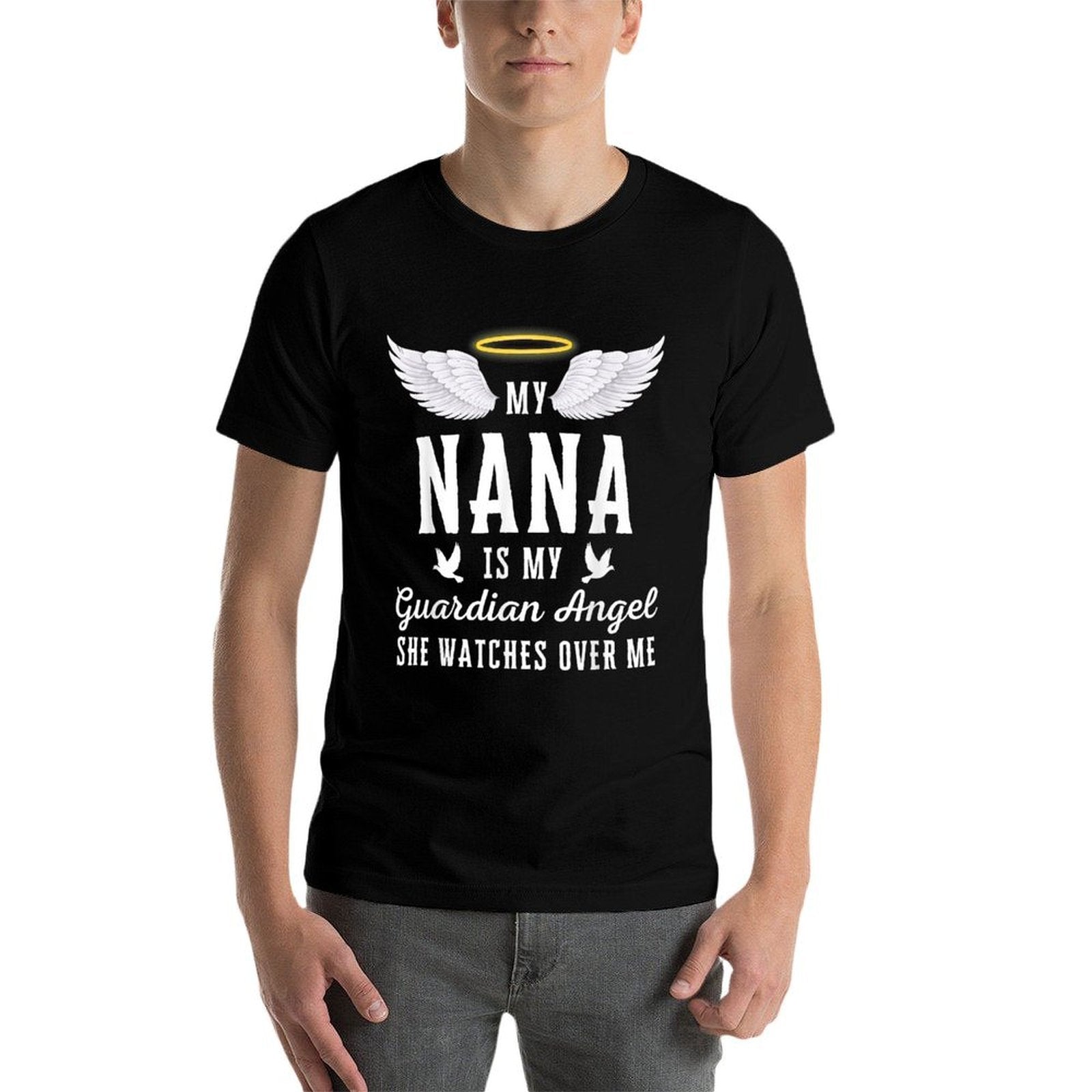 My Nana Is My Guardian Angel In Loving Memorial Memory  Soft T-Shirt