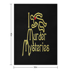 I Love Murder Mysteries Compact Throw Blanket
