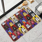 LeBron James Grid  Non-Slip Bath Mat