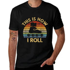 This Is How I Roll - Retro Inline Skating Rollerblading Gift  Odor-resistant T-Shirt